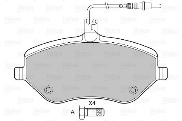 95661871 Peugeot/Citroen Sapatas do freio dianteiras de disco