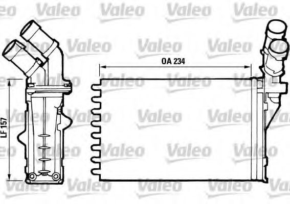 Radiador de forno (de aquecedor) Magneti Marelli BR221 preço, a partir de 30,88 USD