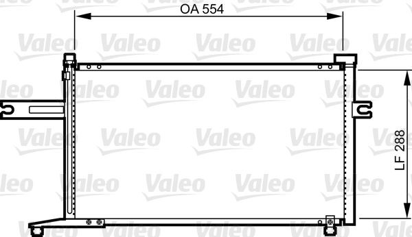 Radiador de aparelho de ar condicionado para Nissan Micra K10