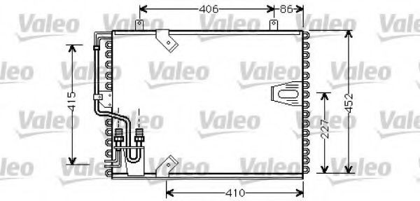 Radiador de aparelho de ar condicionado BMW 5  E34