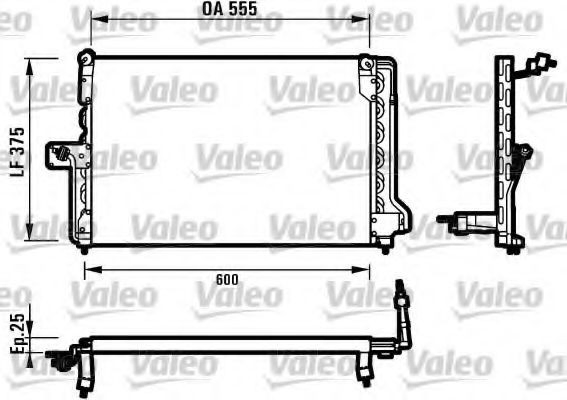 Radiador de aparelho de ar condicionado Opel Astra preço, a partir de 36,35 USD