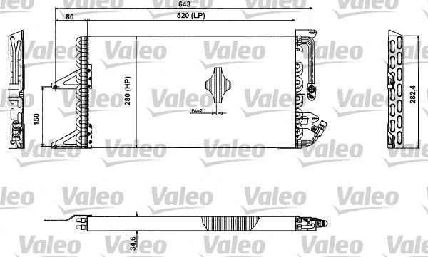 Compre Radiador de aparelho de ar condicionado Fiat Punto 