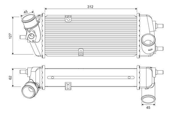 Compre Radiador de intercooler KIA Rio 2