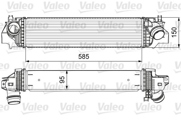 Radiador de intercooler para BMW 1  F40