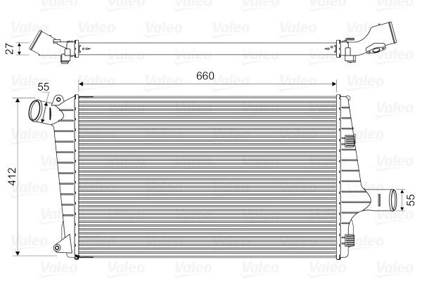 Radiador de intercooler para Audi A6 Allroad C5 4BH