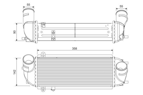 Radiador de intercooler para KIA Sorento XM