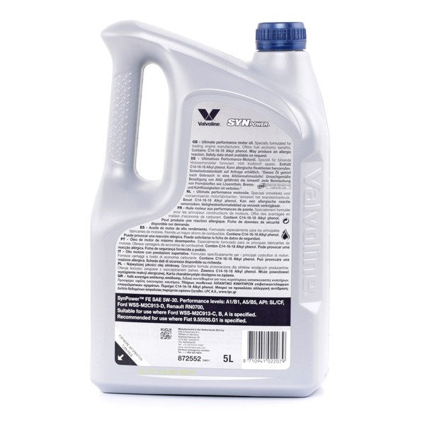 872552 Valvoline