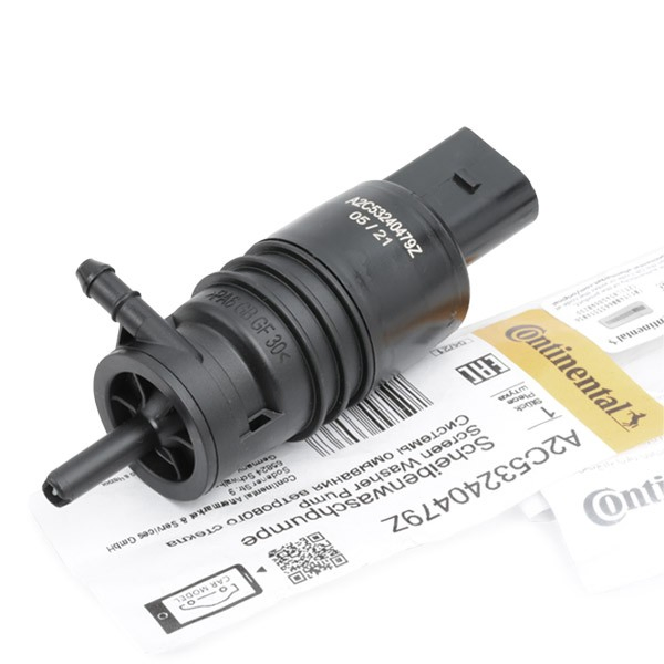 Bomba de motor de fluido para lavador de vidro dianteiro A2C53240479Z Continental/Siemens