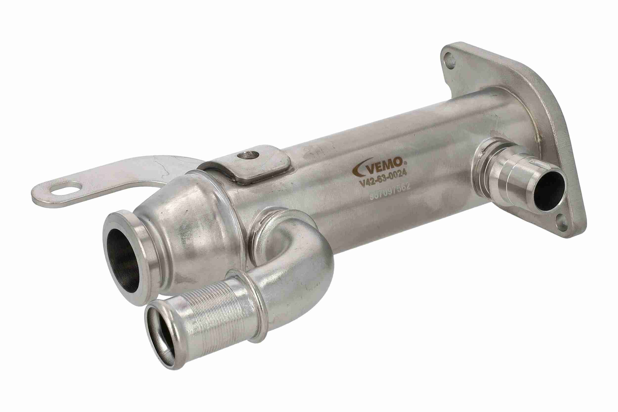 Radiador do sistema EGR de recirculação dos gases de escape V42630024 Vemo