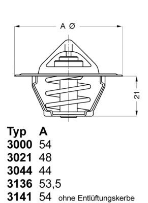 95588361 Peugeot/Citroen Termostato