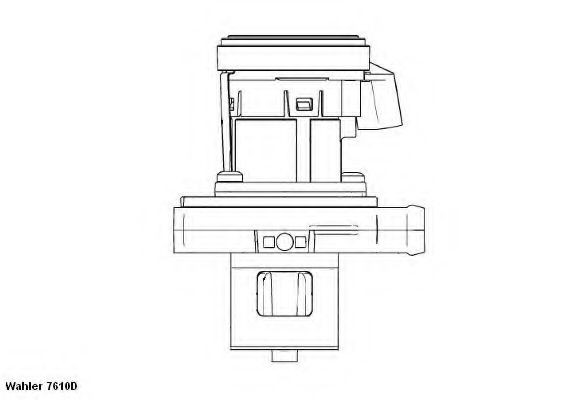Compre 7610D Wahler Válvula EGR de recirculação dos gases