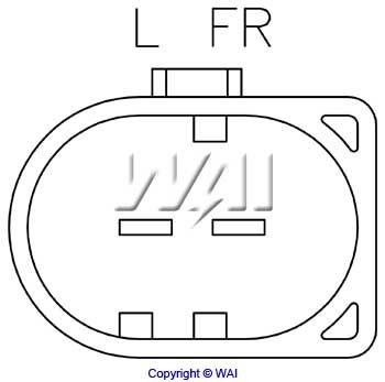Relê-regulador do gerador (relê de carregamento) Rover 25  RF