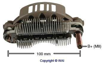 Eixo de diodos do gerador para Audi TT  8N3