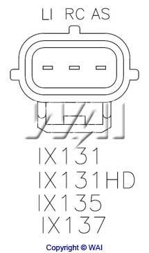 Relê-regulador do gerador (relê de carregamento) Ford C-Max monovolume (DM2) (2003 - 2007) 