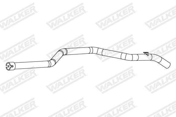 Silenciador, parte traseira para Volkswagen Crafter 30-50 2E, 2EA, 2EB, 2ED, 2EH, 2EX
