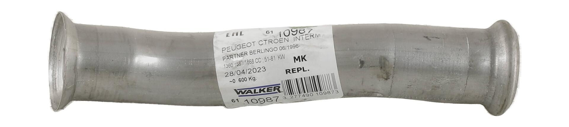 10987 Walker Silenciador, parte central