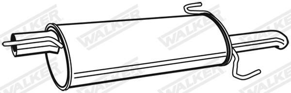 Compre 19965 Walker Silenciador, parte traseira