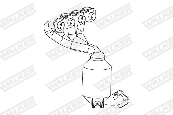 Tubo coletor de escape Walker 28874 preço, a partir de 408,98 USD