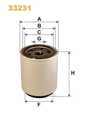 Filtro de combustível WIX 33231 preço, a partir de 34,48 USD