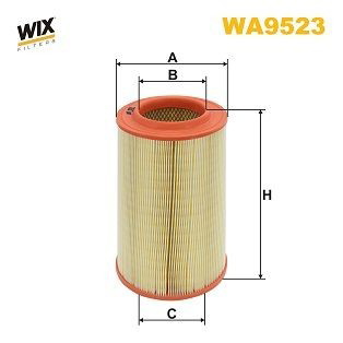 WA9523 WIX Filtro de ar