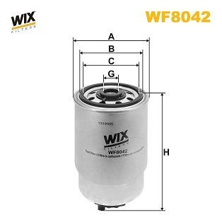 WF8042 WIX Filtro de combustível