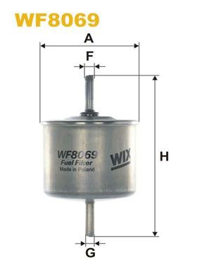 WF8069 WIX Filtro de combustível
