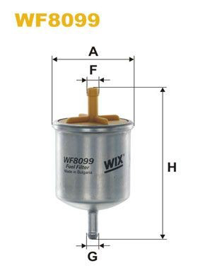 WF8099 WIX Filtro de combustível
