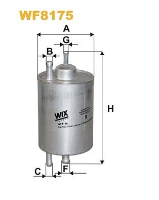 WF8175 WIX Filtro de combustível