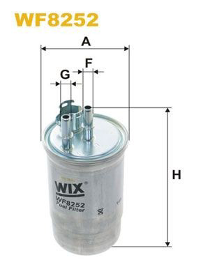 WF8252 WIX Filtro de combustível