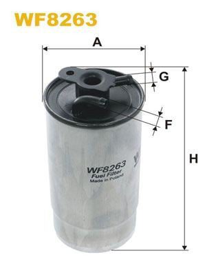 WF8263 WIX Filtro de combustível