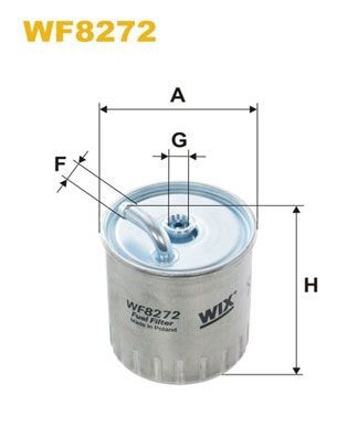 WF8272 WIX Filtro de combustível