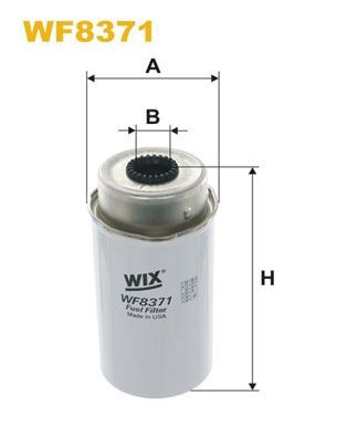 WF8371 WIX Filtro de combustível