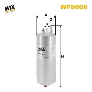 WF8608 WIX Filtro de combustível