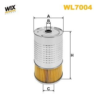 WL7004 WIX Filtro de óleo