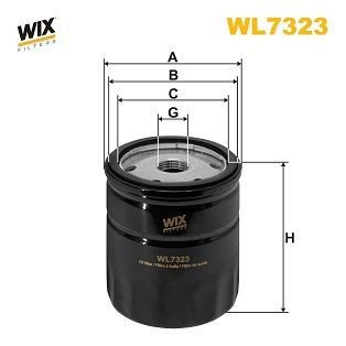 WL7323 WIX Filtro de óleo