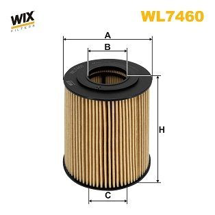 WL7460 WIX Filtro de óleo
