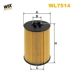 WL7514 WIX Filtro de óleo