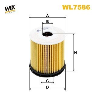 WL7586 WIX Filtro de óleo