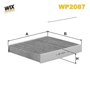 WP2087 WIX Filtro de salão