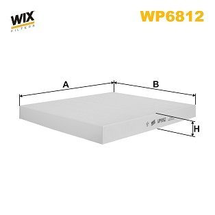 WP6812 WIX Filtro de salão