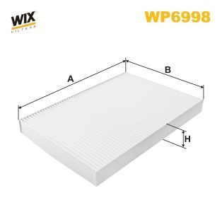 WP6998 WIX Filtro de salão