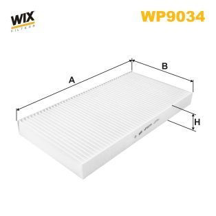 WP9034 WIX Filtro de salão