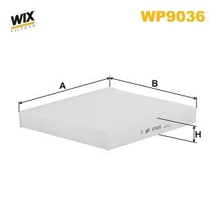 WP9036 WIX Filtro de salão