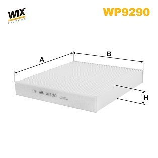 WP9290 WIX Filtro de salão