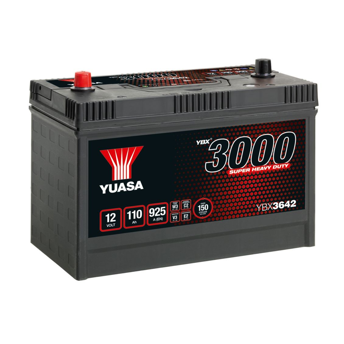 YBX3642 Yuasa Bateria recarregável (PILHA)