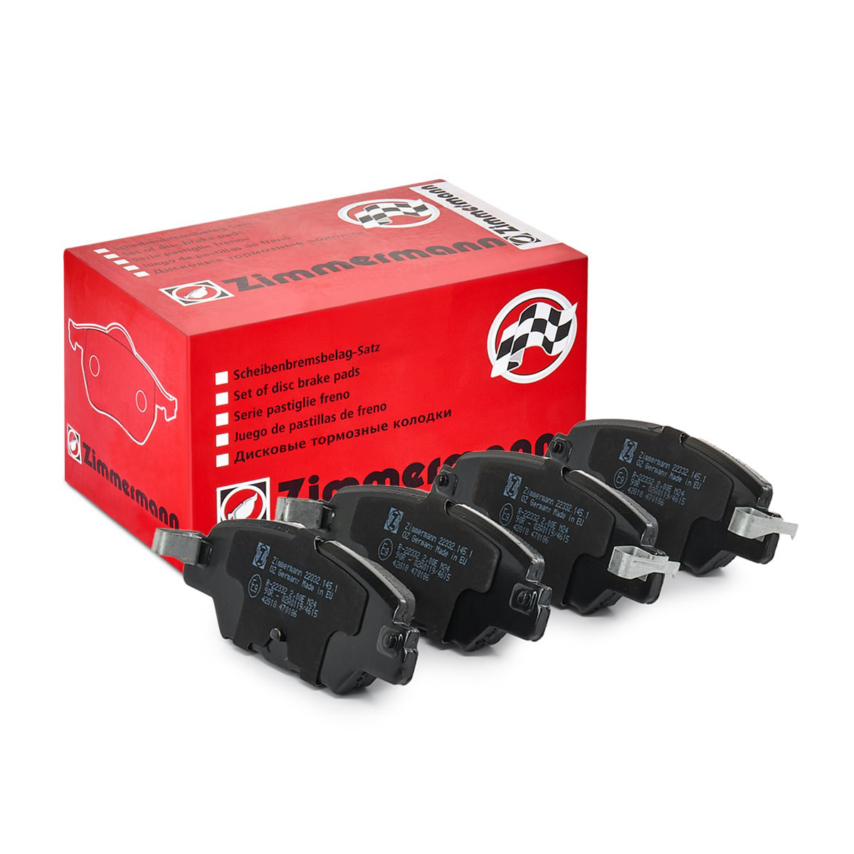 Compre 223321451 Zimmermann Sapatas do freio traseiras de disco