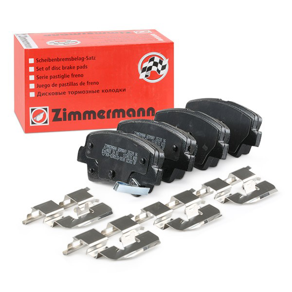 Compre 253371601 Zimmermann Sapatas do freio traseiras de disco