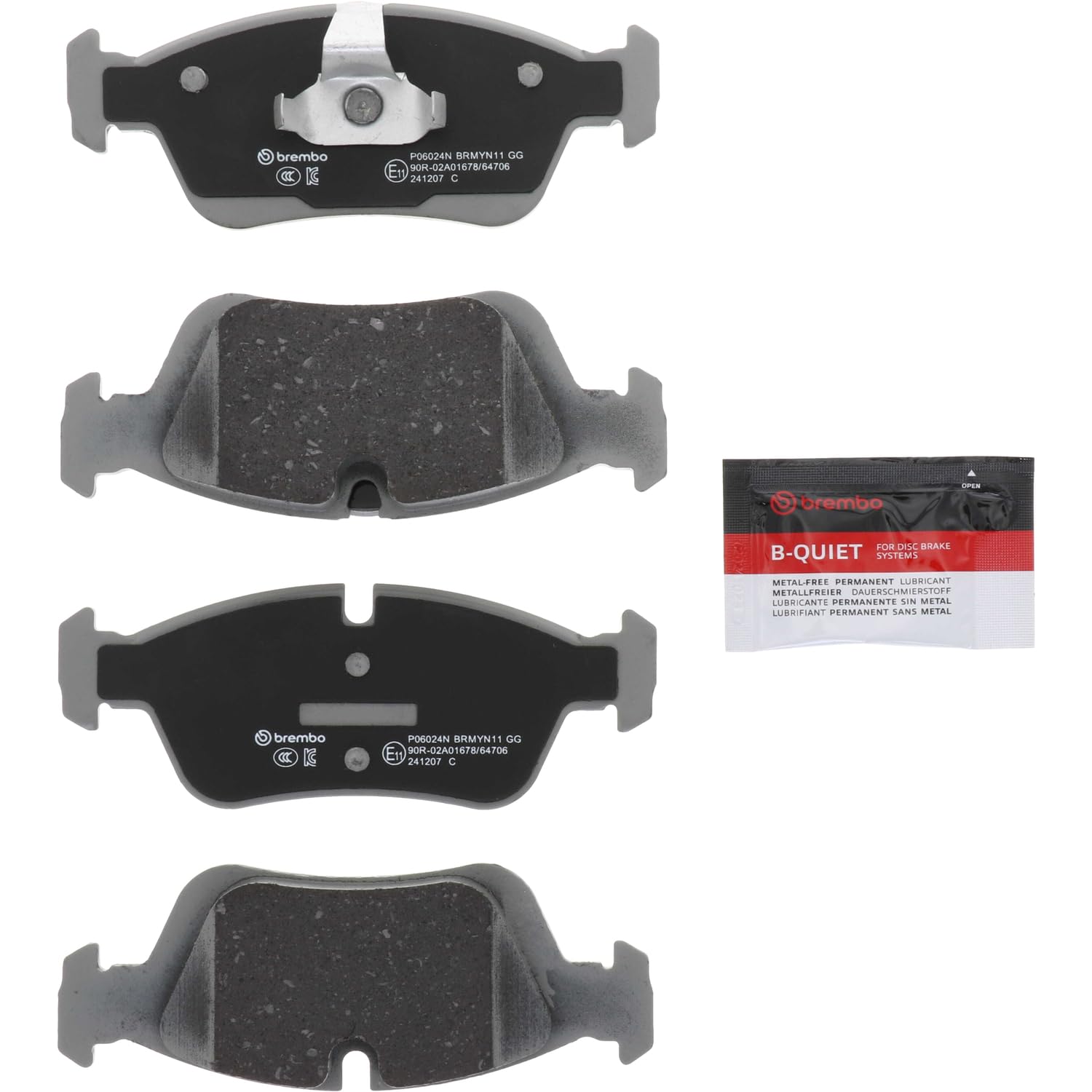 Sapatas do freio dianteiras de disco Brembo P06024 preço, a partir de 29,71 USD