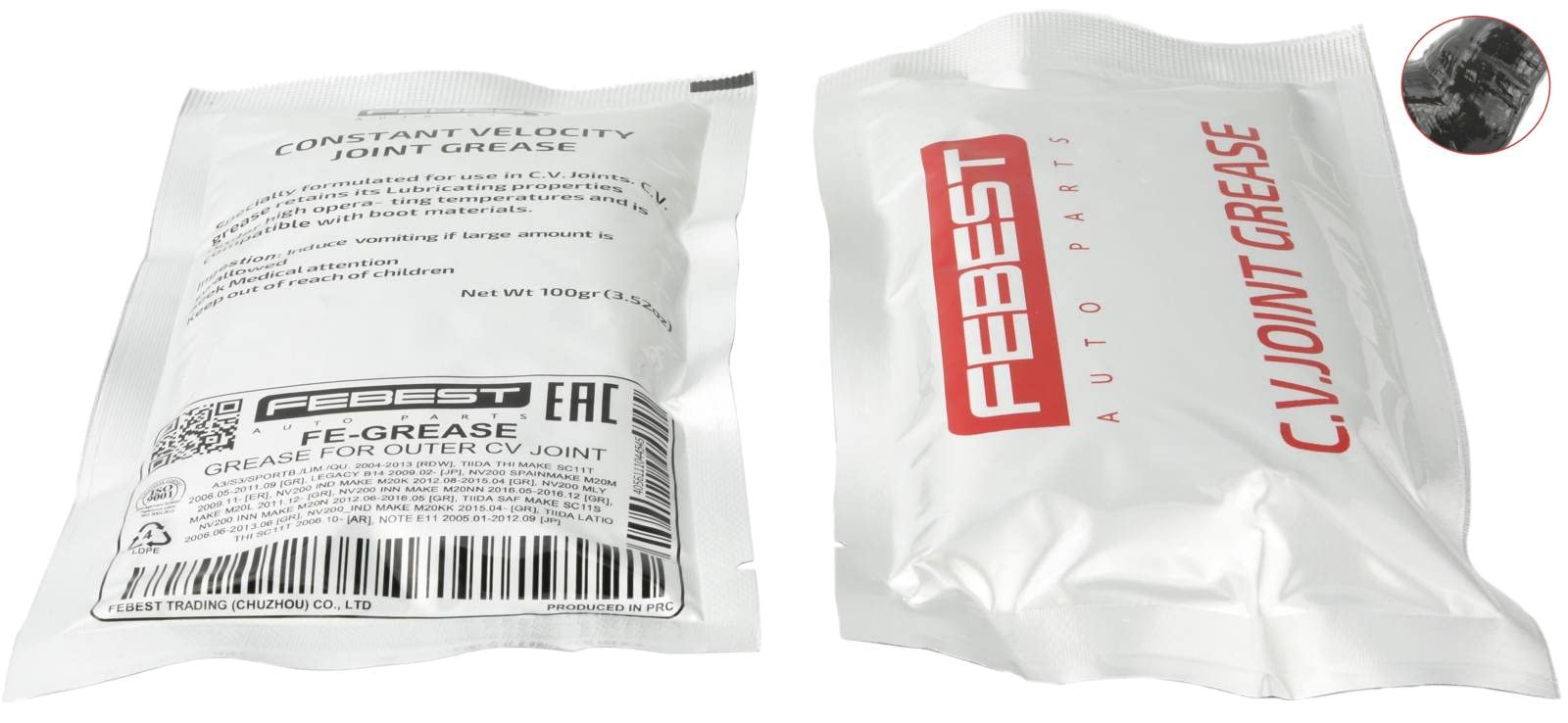 Lubrificante para os rolamentos e juntas homocinéticas Febest FEGREASE preço, a partir de 3,17 USD