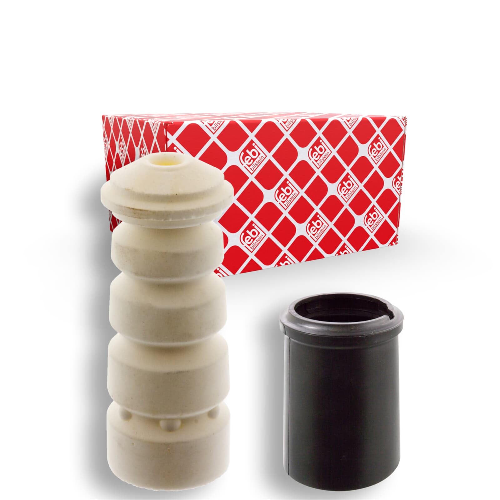 07003 Febi Pára-choque (grade de proteção) de amortecedor traseiro + bota de proteção